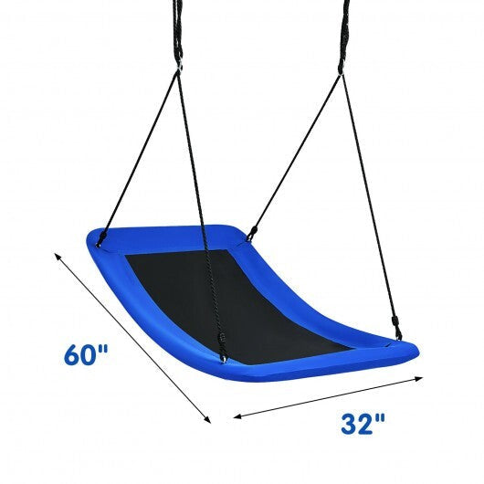 700lb Giant 60 Inch Platform Tree Swing for Kids and Adults-Blue - Color: Blue W2B