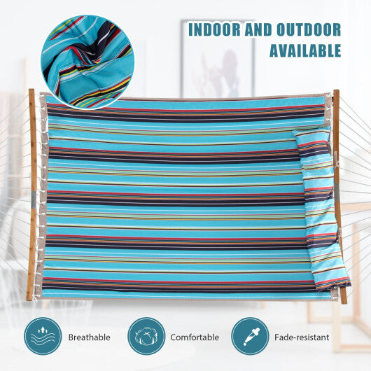 Outdoor Hammock with Detachable Pillow-Red W2B