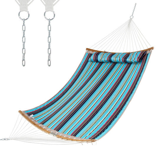 Outdoor Hammock with Detachable Pillow-Red W2B