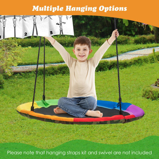 2-Pack Swing Set Swing Seat Replacement and Saucer Tree Swing (Without Stand) W2B
