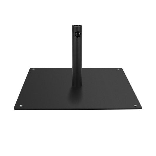 20 Inches Patio Umbrella Base with 4 Adjustable Footpads - Color: Black W2B