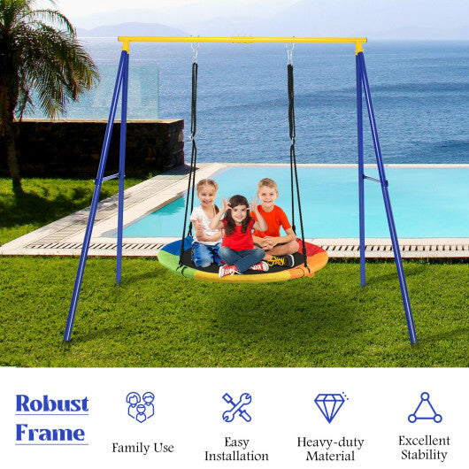 Extra Large Heavy Duty A-Frame Steel Swing Stand W2B