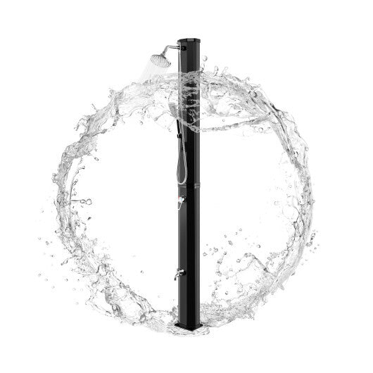 7.2 Feet 9.3 Gallon Solar Heated Shower with Hand and Foot Tap W2B