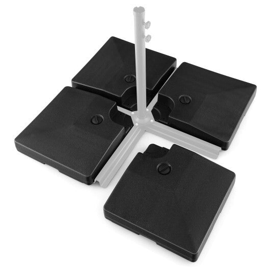 4-Piece 20L Cantilever Offset Patio Umbrella Base W2B