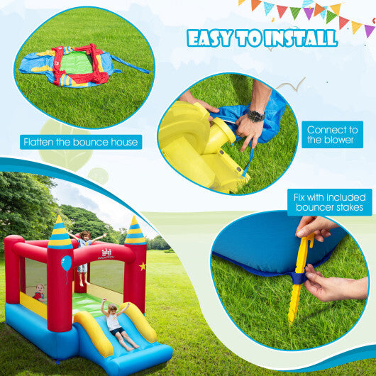 Kids Inflatable Bounce Castle Excluded Blower W2B