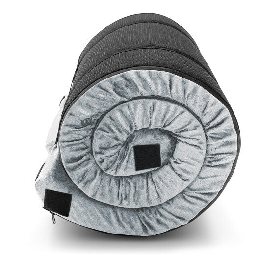 Lightweight Portable Memory Camping Mattress with Carrying Bag-Navy