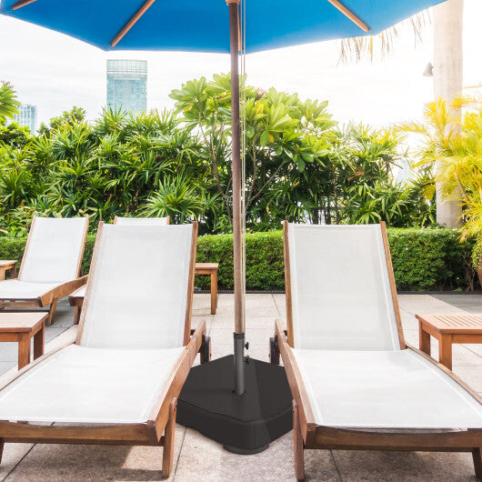 Fillable Umbrella Base with 2 Sandbags and Dust-proof Cover W2B