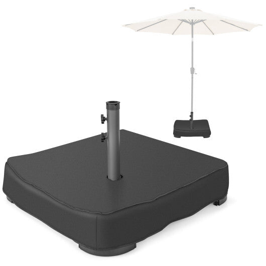 Fillable Umbrella Base with 2 Sandbags and Dust-proof Cover W2B