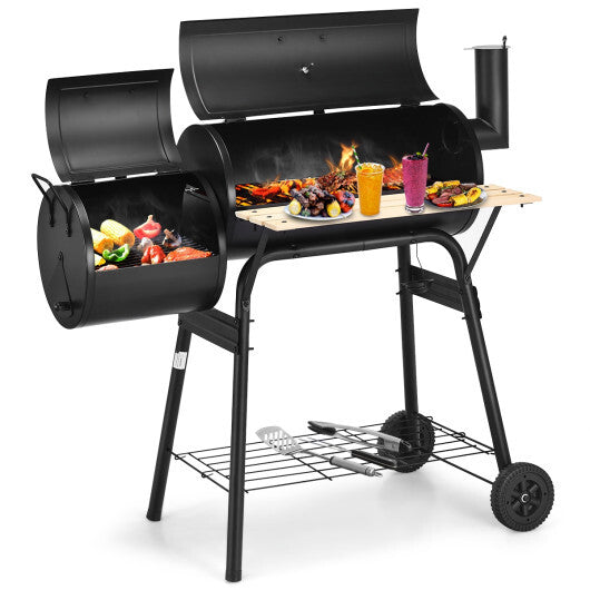 Outdoor BBQ Grill Barbecue Pit Patio Cooker W2B
