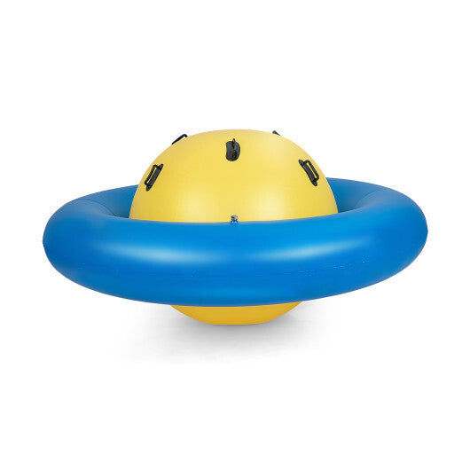 7.5 Foot Giant Inflatable Dome Rocker Bouncer with 6 Built-in Handles for Kids-Blue W2B