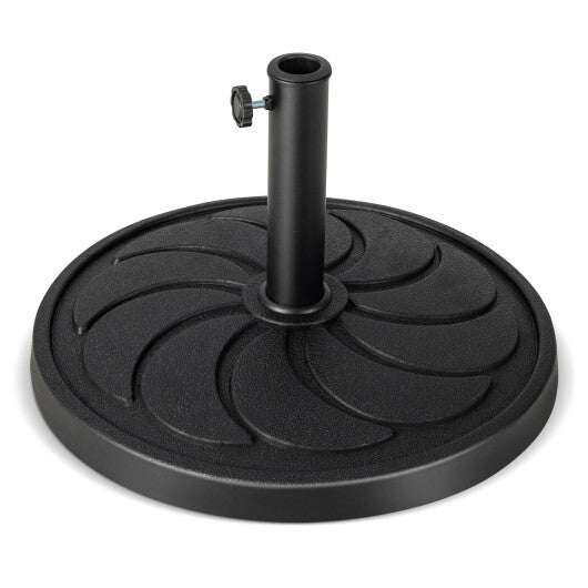 40LBS 21.5Inch Round Outdoor Umbrella Base W2B