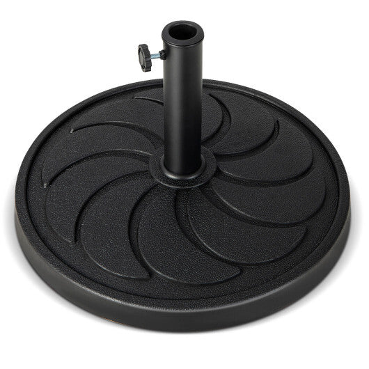 40LBS 21.5Inch Round Outdoor Umbrella Base W2B