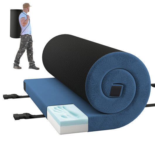 Indoor outdoor Sleeping mat with High density foam Cushion and Carrying Bag-Gary