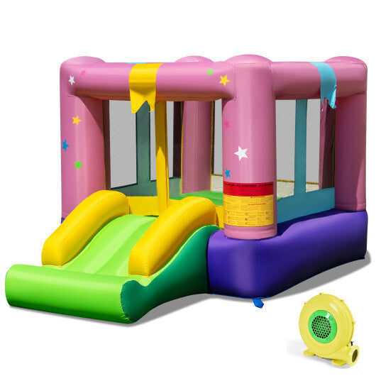 Inflatable Bounce House with 480W Blower and Carrying Bag for Party