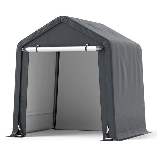6 x 6.5/8 x 6.5 Feet Portable Motorcycle Outdoor Storage Shelter-8 Feet