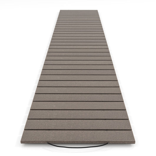 8 Ft Outdoor Garden Pathway Patio Roll Out Straight Walkways with Metal Wire Connection-M