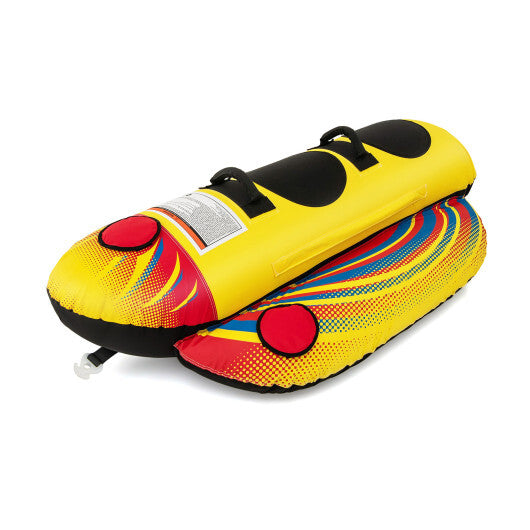 1 or 2 Person Inflatable Towable Tube Banana Boat for Boating W2B