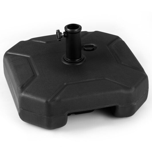 17 Inch 88 LBS Heavy-Duty Fillable Umbrella Base with Handle W2B