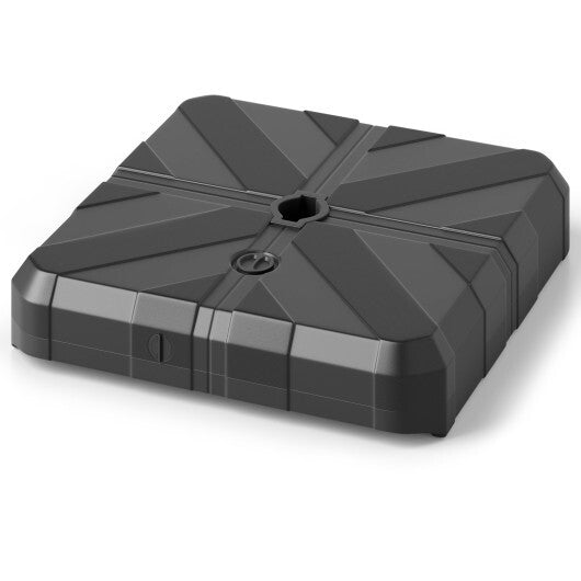 Weighted Offset Umbrella Base with Cross Bracket and Cut-out Handles