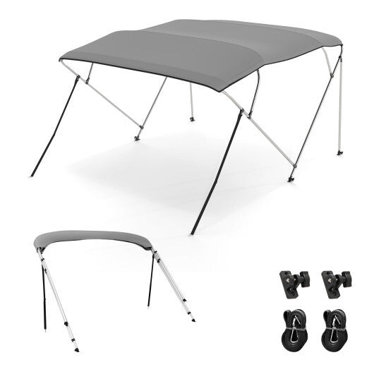 3-Bow/4-Bow Boat Bimini Top Sun Shade Boat Canopy with Storage Boot-4-Bow W2B