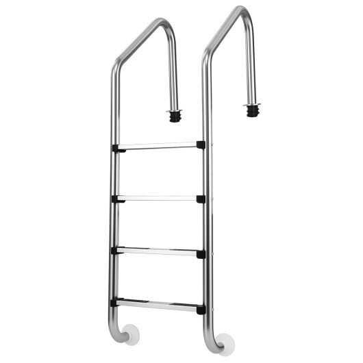 4-Step Inground Pool Ladder Stainless Steel Swimming Pool Ladder W2B