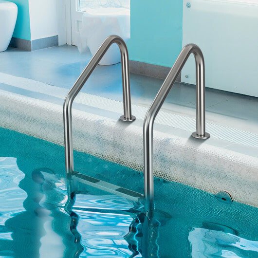 4-Step Inground Pool Ladder Stainless Steel Swimming Pool Ladder W2B