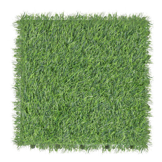30 PCS Interlocking Artificial Grass Tiles W2B