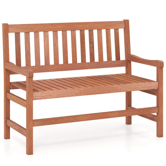 44 Inch 2-Seat Outdoor Loveseat Bench W2B