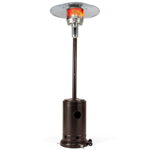 50 000 BTU Patio Propane Gas Heater with Stainless Steel Burner-Bronze W2B