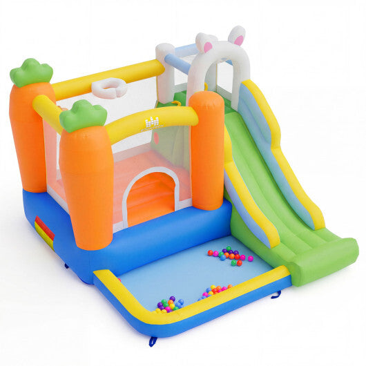 Bounce House for Kids 3-12 with Climbing Wall for Backyard Party W2B
