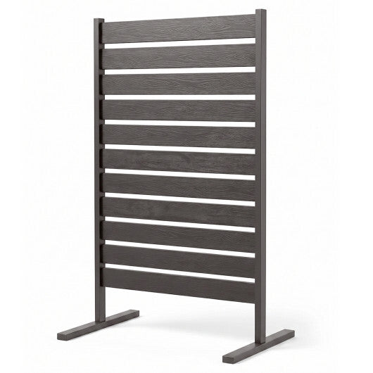 Outdoor Privacy Screen Fence for Backyard Pool Lawn-Gray W2B