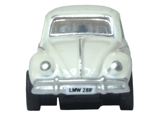 Volkswagen Beetle White 1/148 (N) Scale Diecast Model Car by Oxford Diecast Oxford Diecast