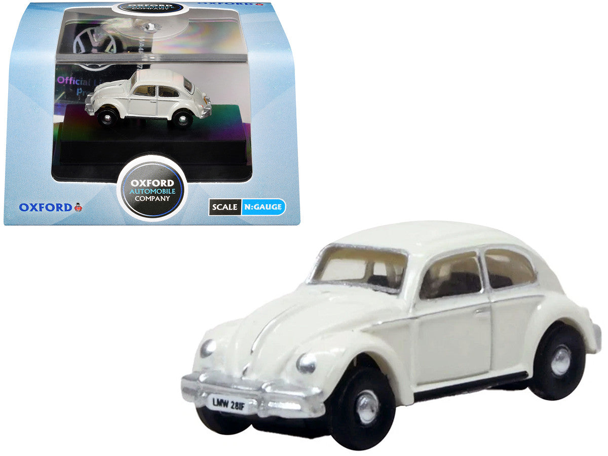Volkswagen Beetle White 1/148 (N) Scale Diecast Model Car by Oxford Diecast Oxford Diecast