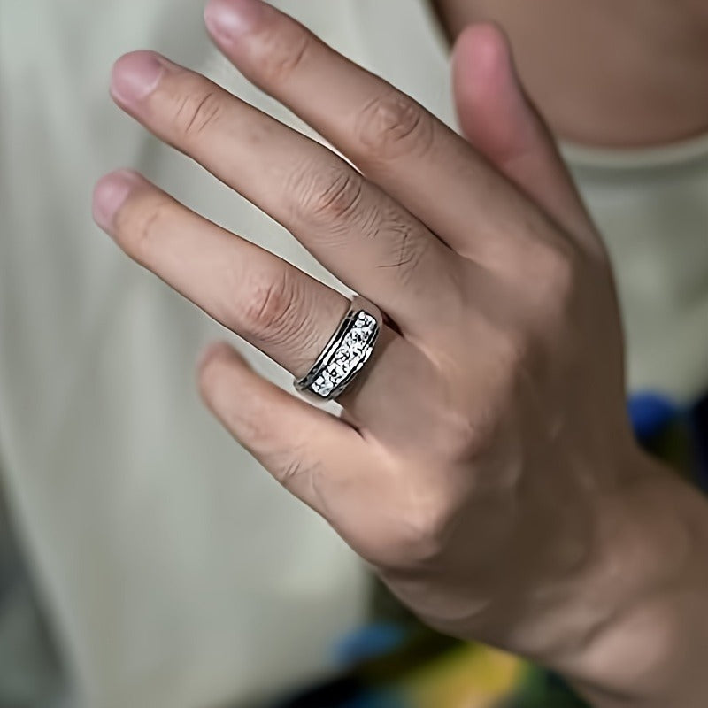 Starry Sky Exquisite High-grade Diamond Moissanite Hip Hop Ring LadyShow.Store