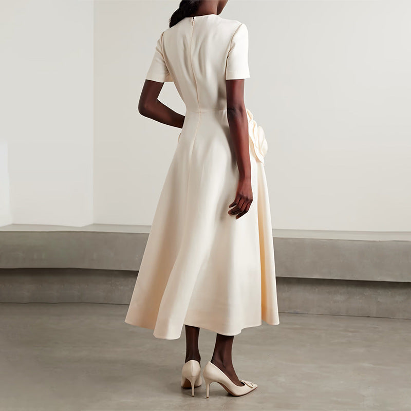 Fashion Personalized Flower Stitching Dress Women LadyShow.Store