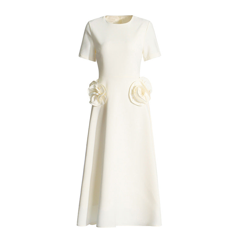 Fashion Personalized Flower Stitching Dress Women LadyShow.Store