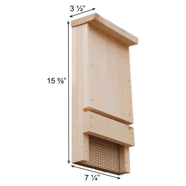Outdoor Wood Bat House Kit - Holds up to 12 Bats - Made in USA FastFurnishings