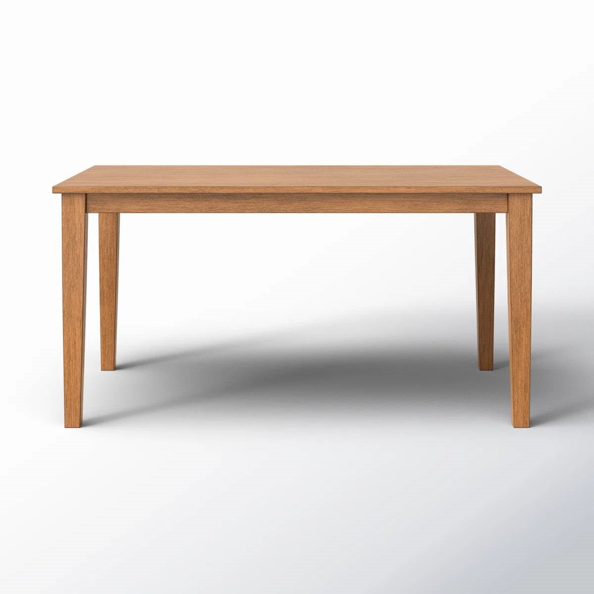Modern Farmhouse 36 x 60 inch Rectangular Dining Table in Oak Wood Finish-2