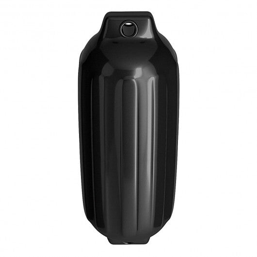 4 Ribbed Marine 8.5" x 27"  Boat Fender Vinyl Bumper-Black - Color: Black W2B
