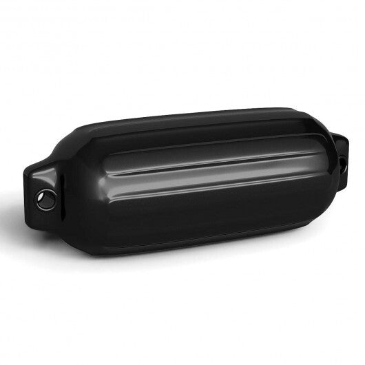 4 Ribbed Marine 8.5" x 27"  Boat Fender Vinyl Bumper-Black - Color: Black W2B