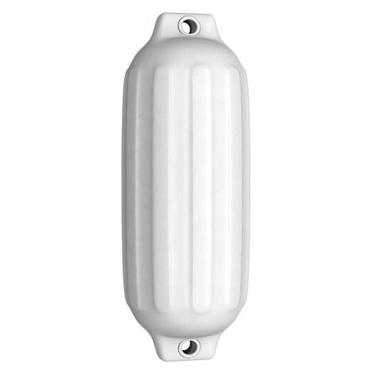 4 Ribbed Marine 8.5" x 27"  Boat Fender Vinyl Bumper-Black W2B