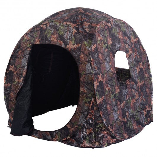 Portable Pop up Ground Camo Blind Hunting Enclosure W2B