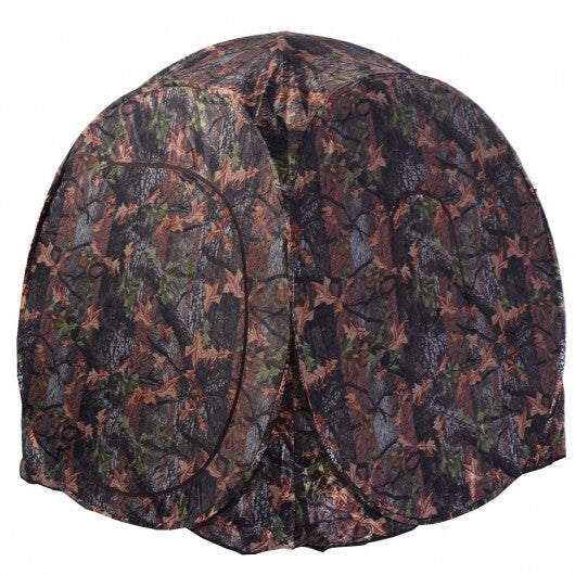 Portable Pop up Ground Camo Blind Hunting Enclosure W2B