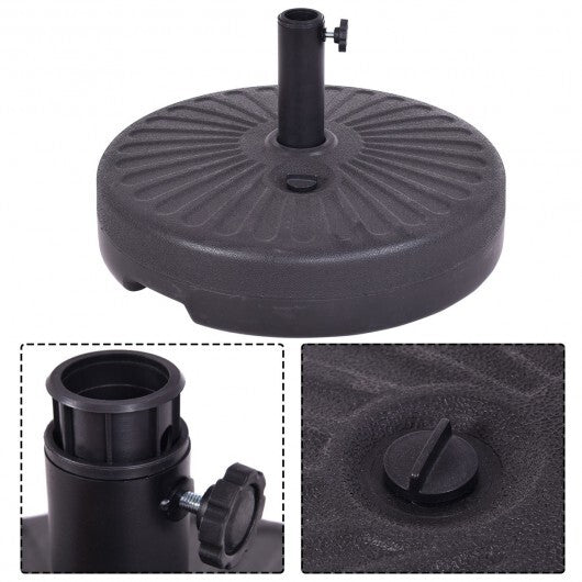20 Inch Round 23L Water Filled Umbrella Base W2B