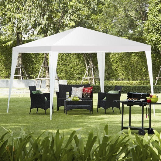 10 x 10 Feet Outdoor Wedding Canopy Tent for Backyard W2B