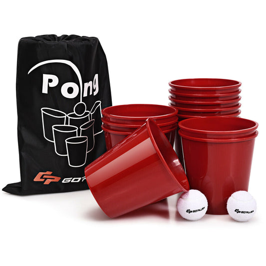 Yard Pong Giant Pong Game Set with Carry Bag W2B