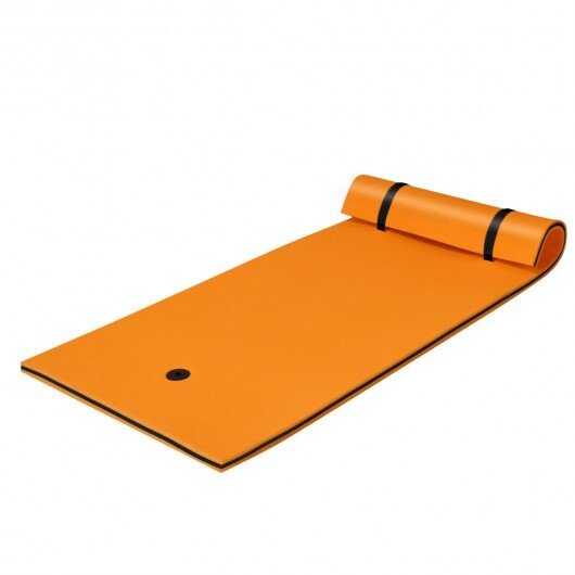 3-Layer Relaxing Tear-proof Water Mat-Orange W2B