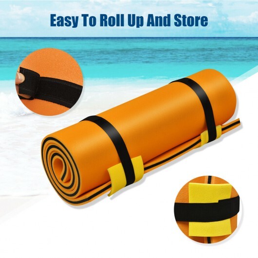 3-Layer Relaxing Tear-proof Water Mat-Orange W2B
