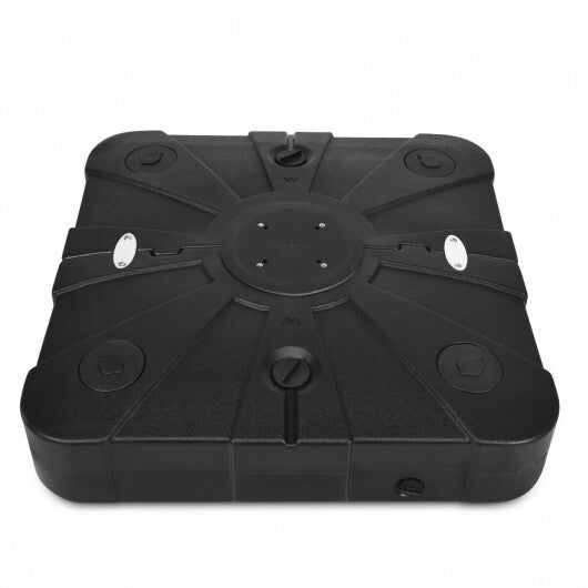260 lbs Offset Patio Umbrella Base with Wheels Sand Water Filled W2B