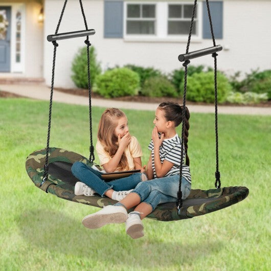 Saucer Tree Swing Surf Kids Outdoor Adjustable Swing Set W2B